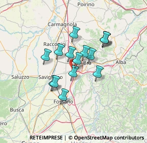 Mappa Casello di Bra Marene, 12062 Cherasco CN, Italia (10.36533)