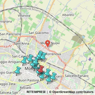 Mappa Via Danimarca, 41122 Modena MO, Italia (2.575)