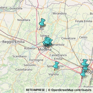 Mappa Via Danimarca, 41122 Modena MO, Italia (14.26545)