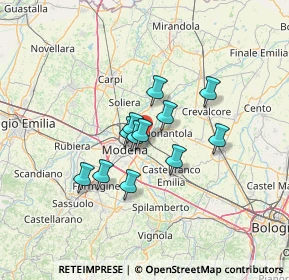 Mappa 41015 Modena MO, Italia (9.50917)