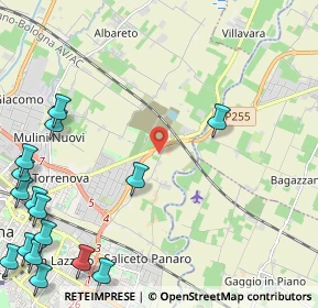 Mappa 41015 Modena MO, Italia (3.48625)