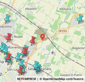 Mappa 41015 Modena MO, Italia (3.251)