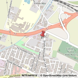 Mappa Via Pedena Nord, 7, 41123 Modena, Modena (Emilia Romagna)