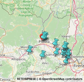 Mappa Via Fratelli Cervi, 51100 Pistoia PT, Italia (14.63929)