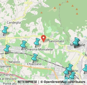 Mappa Via di Forramoro, 51100 Pistoia PT, Italia (3.29857)