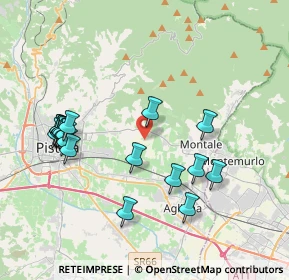 Mappa Via di Forramoro, 51100 Pistoia PT, Italia (4.2555)