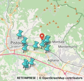 Mappa Via di Forramoro, 51100 Pistoia PT, Italia (3.60727)