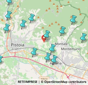 Mappa Via di Forramoro, 51100 Pistoia PT, Italia (5.20214)