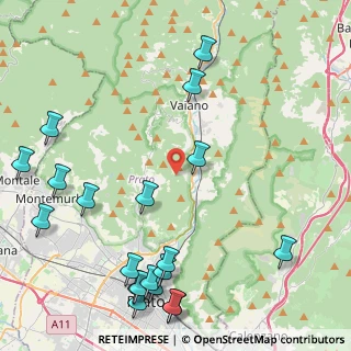 Mappa Via di Rilaio, 59021 Vaiano PO, Italia (5.984)