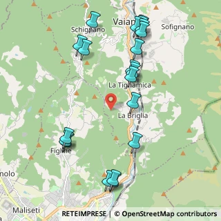 Mappa Via di Rilaio, 59021 Vaiano PO, Italia (2.4555)