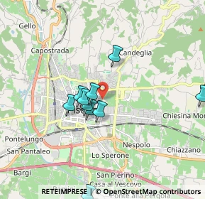 Mappa Via dei Campisanti, 51100 Pistoia PT, Italia (1.84455)
