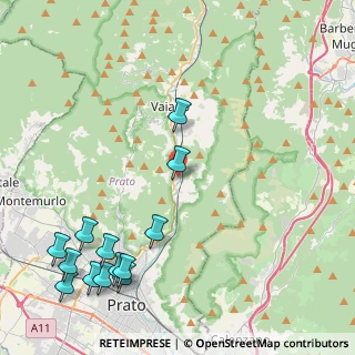 Mappa Via dell' Orditoio, 59021 Vaiano PO, Italia (5.83538)