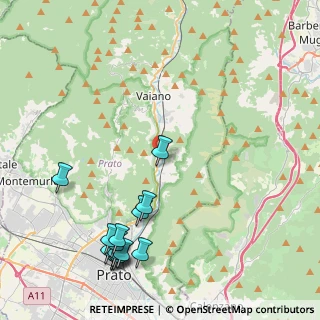 Mappa Via dell' Orditoio, 59021 Vaiano PO, Italia (5.54786)