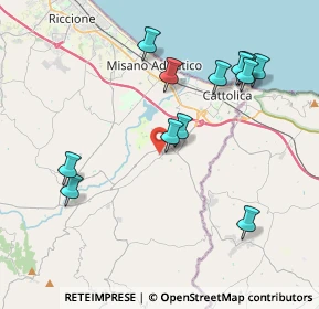 Mappa Via Como, 47842 San Giovanni In Marignano RN, Italia (4.195)