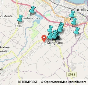 Mappa Via Como, 47842 San Giovanni In Marignano RN, Italia (1.5655)