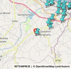 Mappa Via Como, 47842 San Giovanni In Marignano RN, Italia (3.3465)