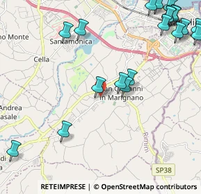 Mappa Via Como, 47842 San Giovanni In Marignano RN, Italia (3.0535)