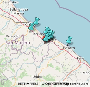 Mappa Via Como, 47842 San Giovanni In Marignano RN, Italia (5.88182)