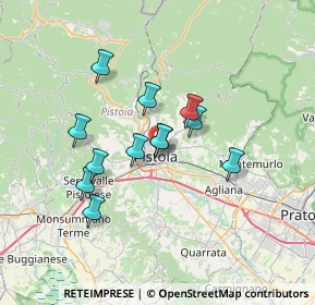 Mappa Via del Soccorso, 51100 Pistoia PT, Italia (5.64833)