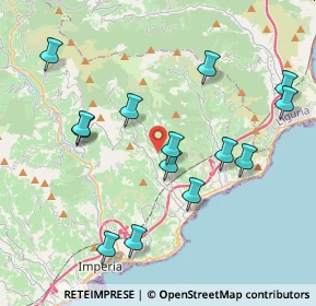 Mappa 18013 Diano San Pietro IM, Italia (4.23714)