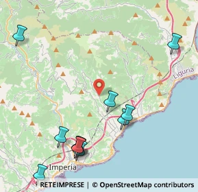 Mappa 18013 Diano San Pietro IM, Italia (5.28182)