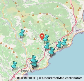 Mappa 18013 Diano San Pietro IM, Italia (4.29)