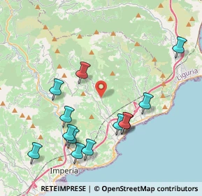 Mappa 18013 Diano San Pietro IM, Italia (4.42615)