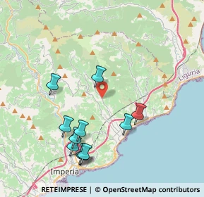 Mappa 18013 Diano San Pietro IM, Italia (4.23091)