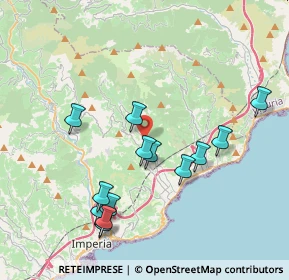 Mappa 18013 Diano San Pietro IM, Italia (4.02154)