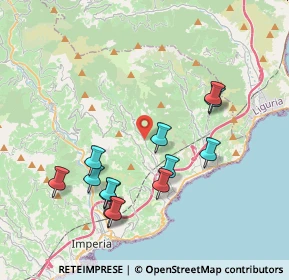 Mappa 18013 Diano San Pietro IM, Italia (3.98)