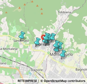 Mappa Via Arturo Toscanini, 51037 Montale PT, Italia (1.04818)