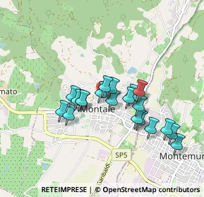 Mappa Via Arturo Toscanini, 51037 Montale PT, Italia (0.755)