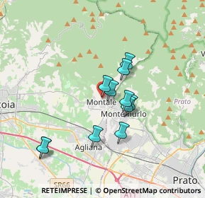 Mappa Via Arturo Toscanini, 51037 Montale PT, Italia (2.96818)