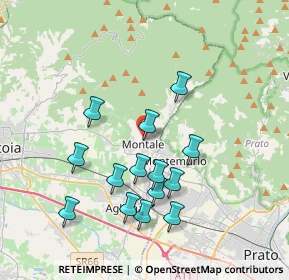 Mappa Via Arturo Toscanini, 51037 Montale PT, Italia (3.64071)