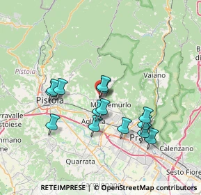 Mappa Via Arturo Toscanini, 51037 Montale PT, Italia (6.65571)