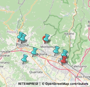 Mappa Via Arturo Toscanini, 51037 Montale PT, Italia (7.82091)