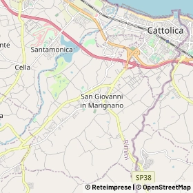 Mappa San Giovanni in Marignano