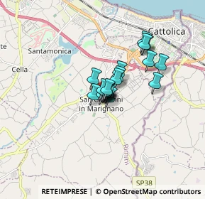 Mappa Via Macello, 47842 San Giovanni In Marignano RN, Italia (0.8945)