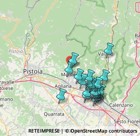 Mappa Via Risorgimento, 51037 Montale PT, Italia (7.4055)