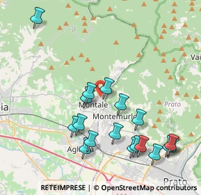 Mappa Via Risorgimento, 51037 Montale PT, Italia (4.56389)