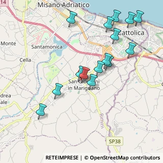 Mappa Via 22 Giugno, 47842 San Giovanni in Marignano RN, Italia (2.142)