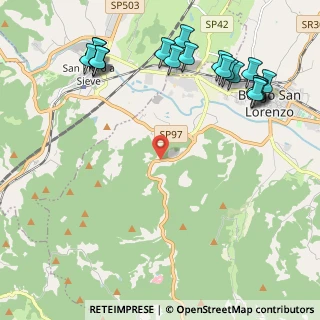 Mappa Via di Faltona, 50032 Borgo San Lorenzo FI, Italia (2.831)