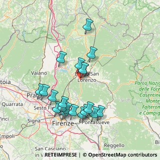 Mappa Via di Faltona, 50032 Borgo San Lorenzo FI, Italia (15.1845)