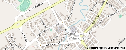 Mappa San Giovanni in Marignano