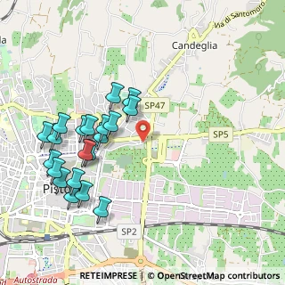 Mappa Via S. Cristina, 51100 Pistoia PT, Italia (1.106)