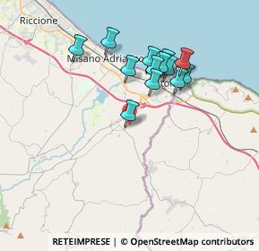 Mappa Via Piero Gobetti, 47842 San Giovanni In Marignano RN, Italia (3.25769)