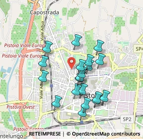 Mappa Via Ludovico Ariosto, 51100 Pistoia PT, Italia (0.832)