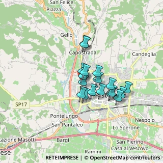 Mappa Viale Adua, 51100 Pistoia PT, Italia (1.25778)