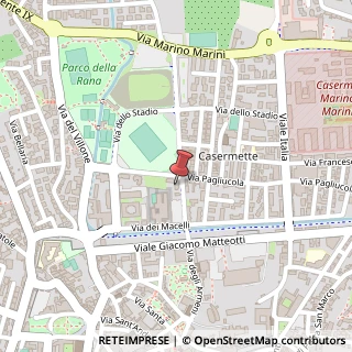 Mappa Via delle Olimpiadi, 9, 51100 Pistoia, Pistoia (Toscana)