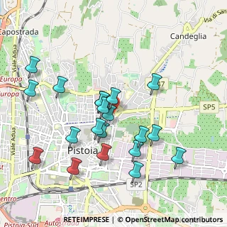 Mappa Via Agostino Sbertoli, 51100 Pistoia PT, Italia (0.97)